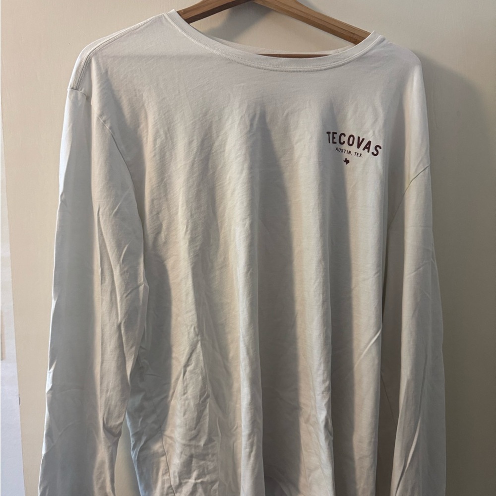 Tecovas White Long Sleeve Shirt